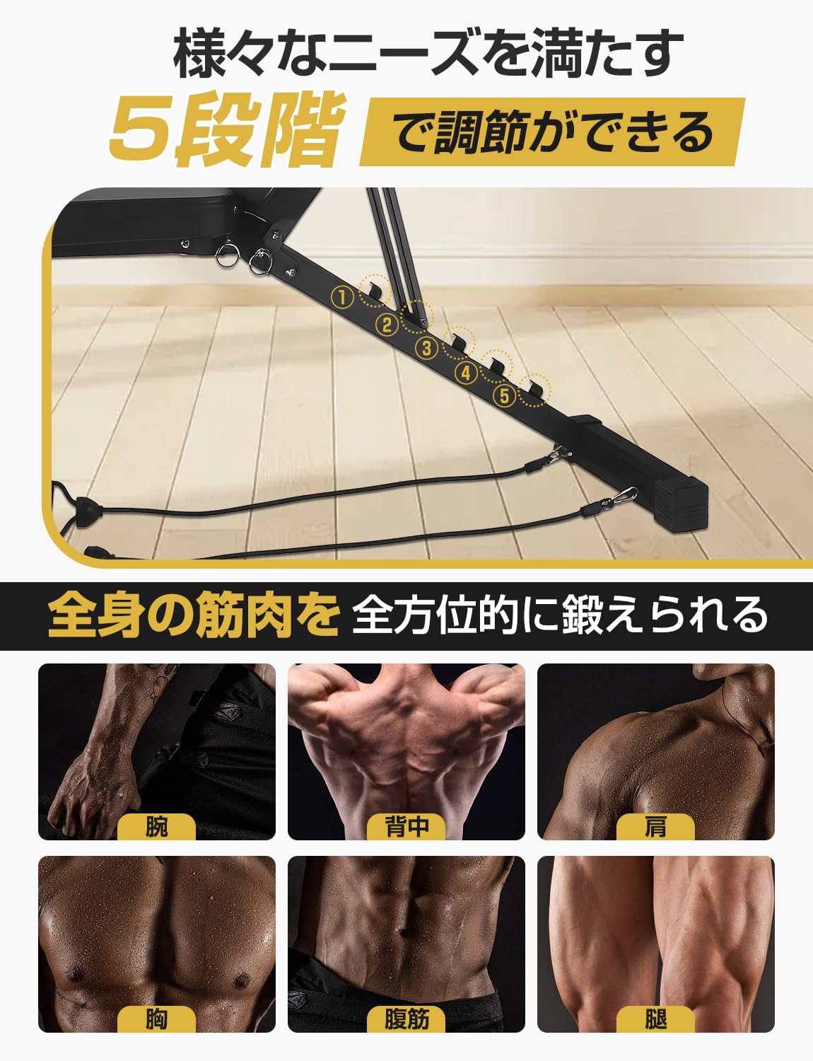 Amazon.co.jp: NASUTO 多機能トレーニングベンチ ダンベルベンチ